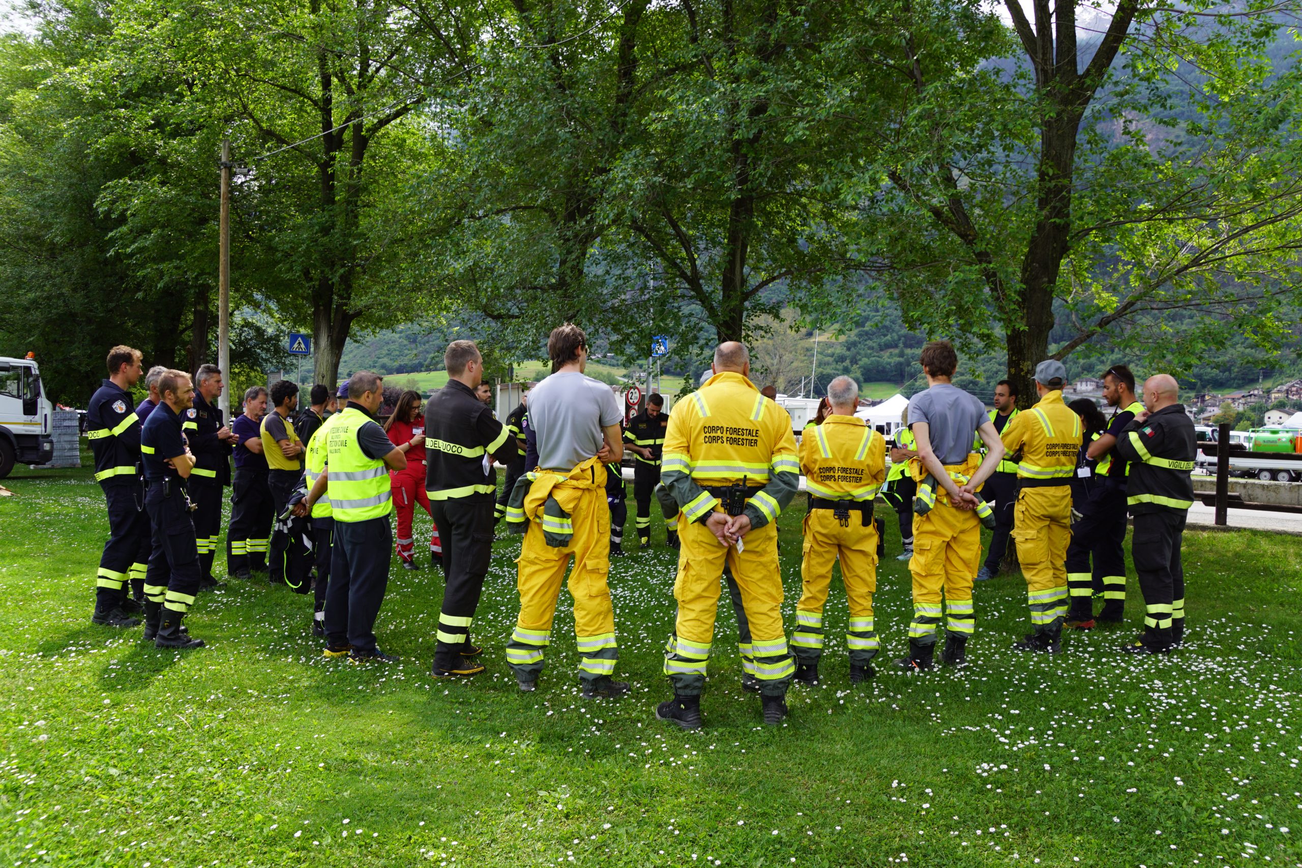Debriefing a caldo fra enti post esercitazione a Ollignan