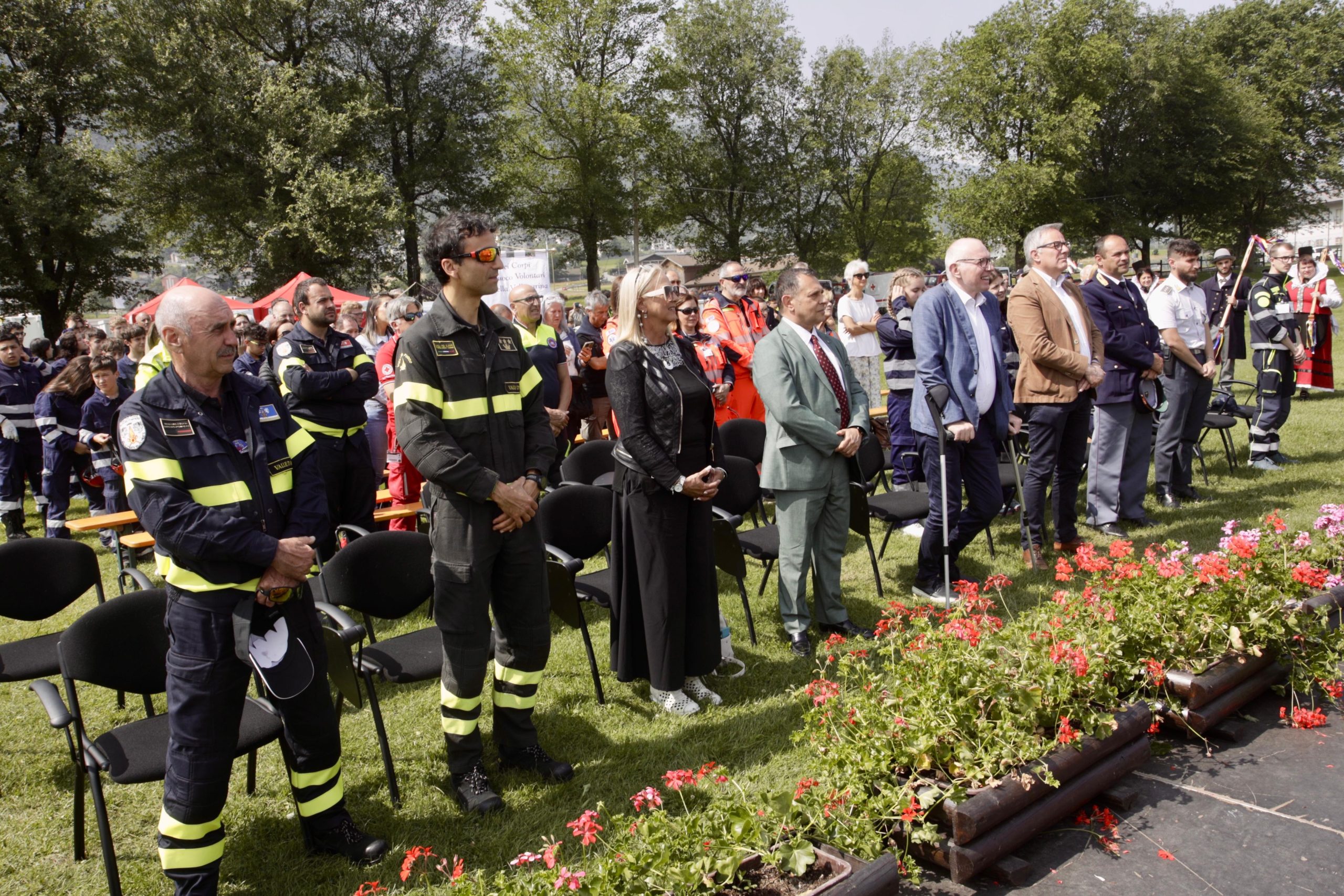 Alcune delle Autorità presenti durante la Santa Messa